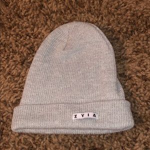 Grey Zyia beanie